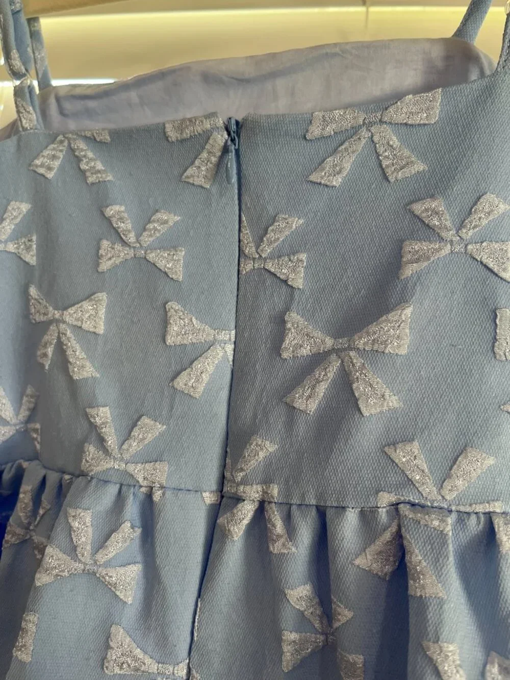 Girl - 12 & 14 - NWT Tweenstyle Bows Balloon Dress in Baby Blue
